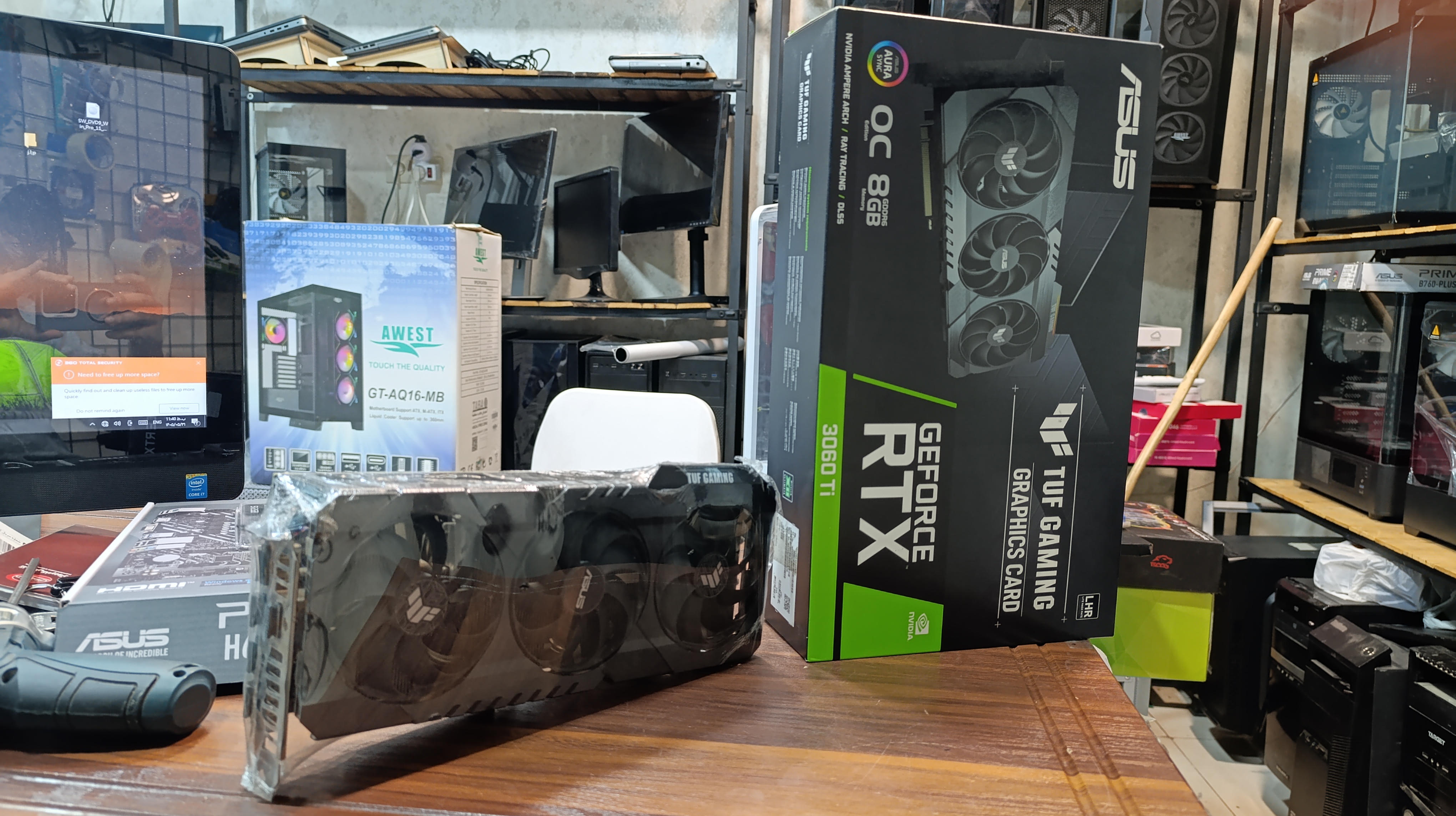 کارت گرافیک  tuf 3060ti asus